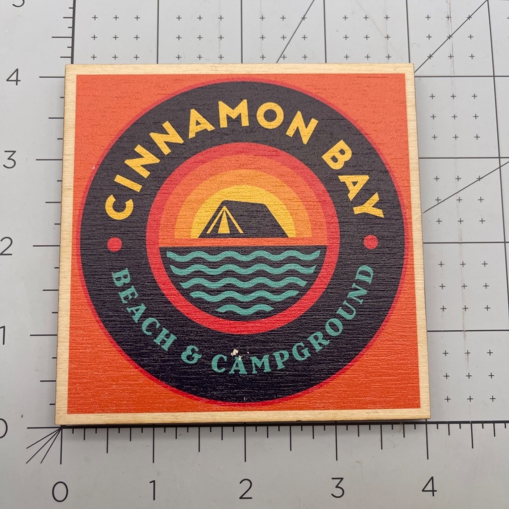 Metal and Wood Co Coaster Cinnamon Bay Beach and CampGround
